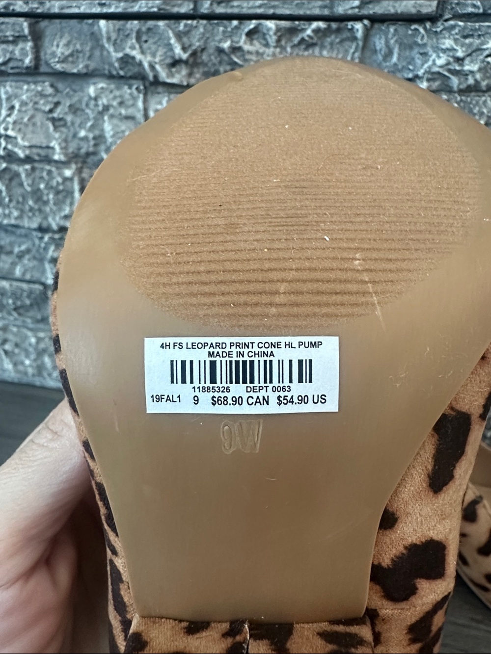 Torrid Leopard Print Ankle-Strap Block Heels - Tan/Black - Picture 3 of 7